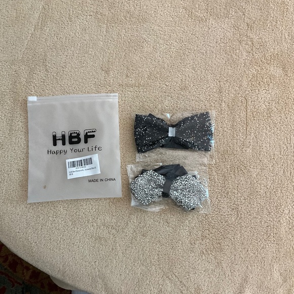 Rhinestone bowties for men, set of two. Never been worn. - Picture 1 of 4